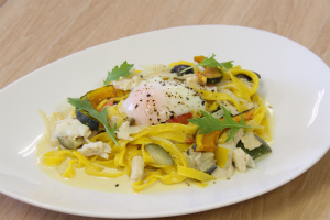 かぼちゃのフィットチーネ