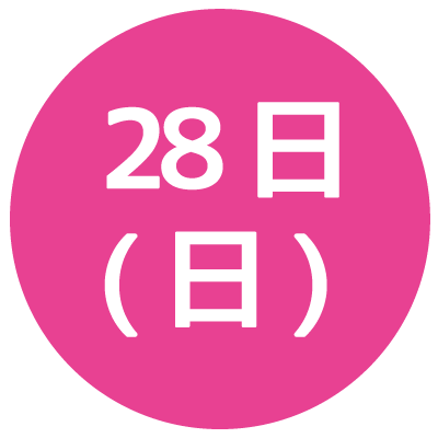 28日日曜日