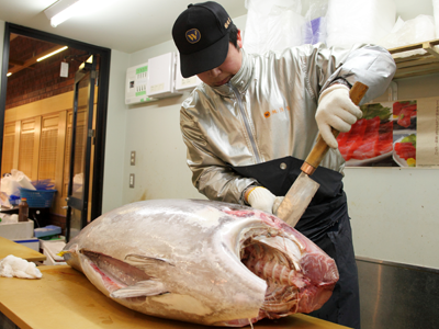 まぐろ解体ショー