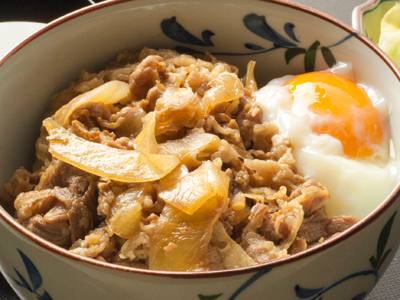 牛煮肉丼