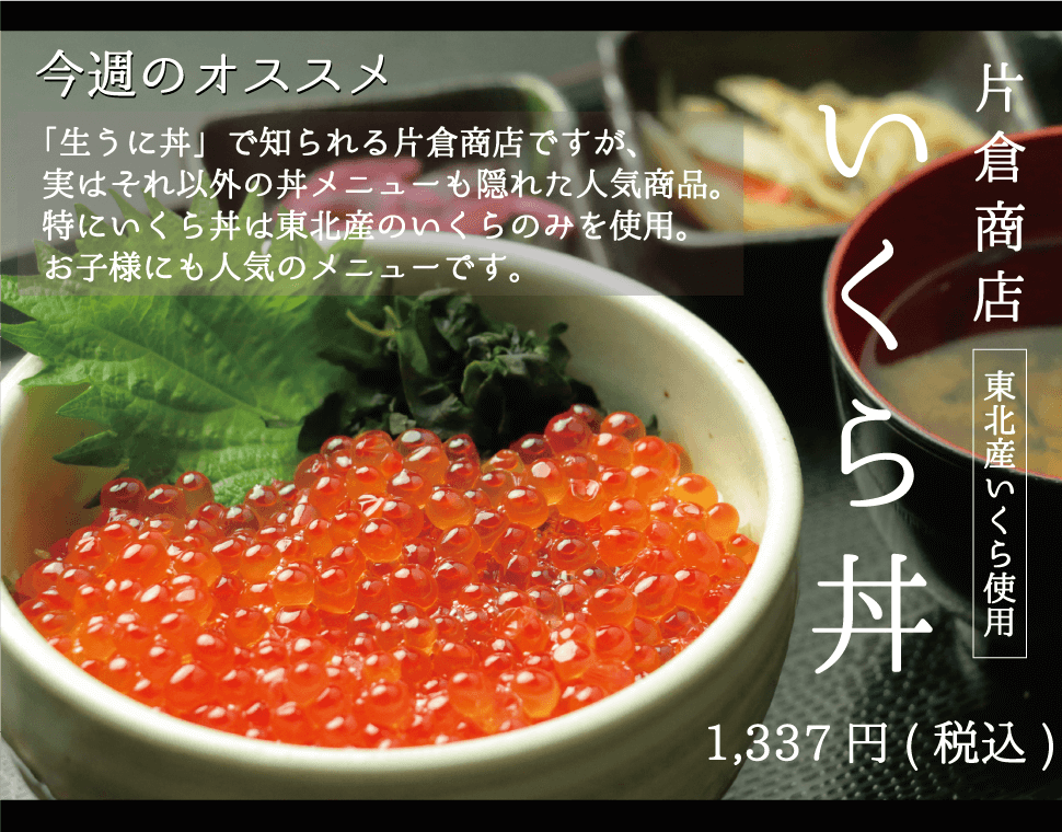 片倉商店_いくら丼_東北産いくら使用_お子様に人気メニュー_sp