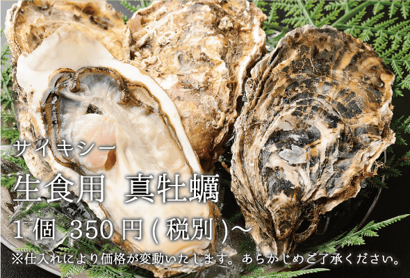 サイキシー_生食用真牡蠣