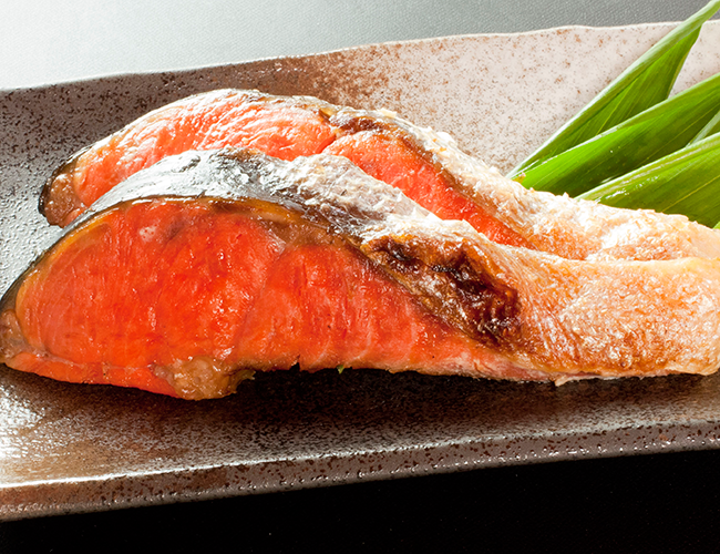 秋鮭 切身