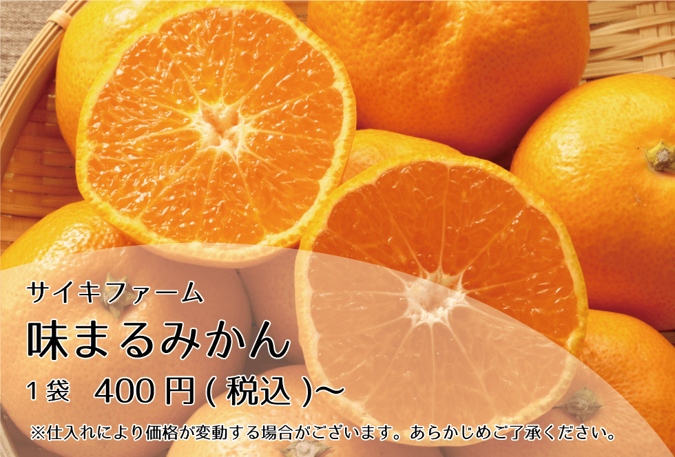 サイキファーム 味まるみかん 1袋400円〜