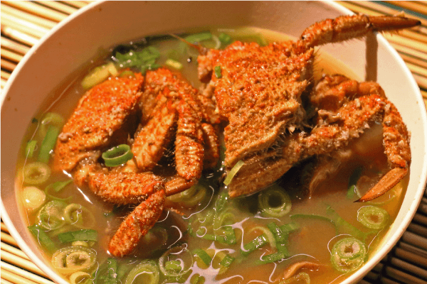 つくも蟹の味噌汁