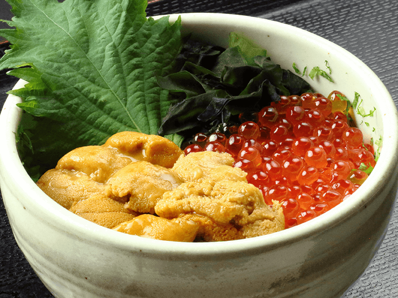 片倉商店の生うにイクラ丼