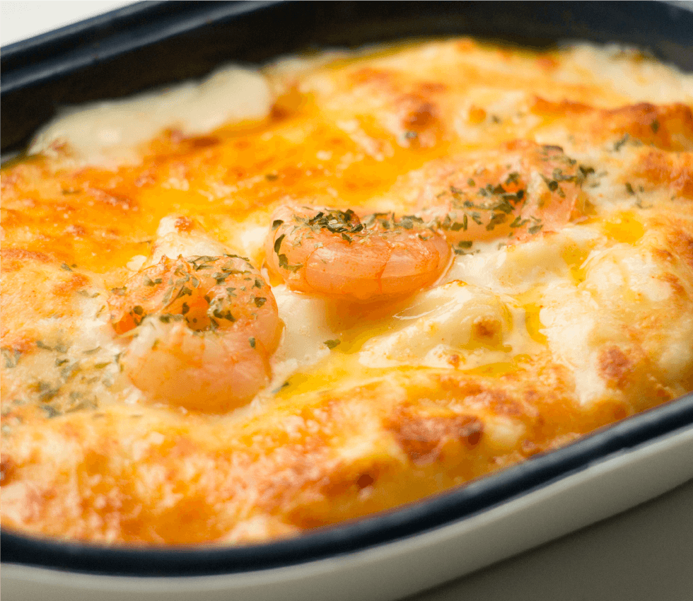 海老とチーズのグラタン