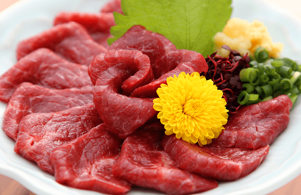 会津馬刺し（モモ/赤身）