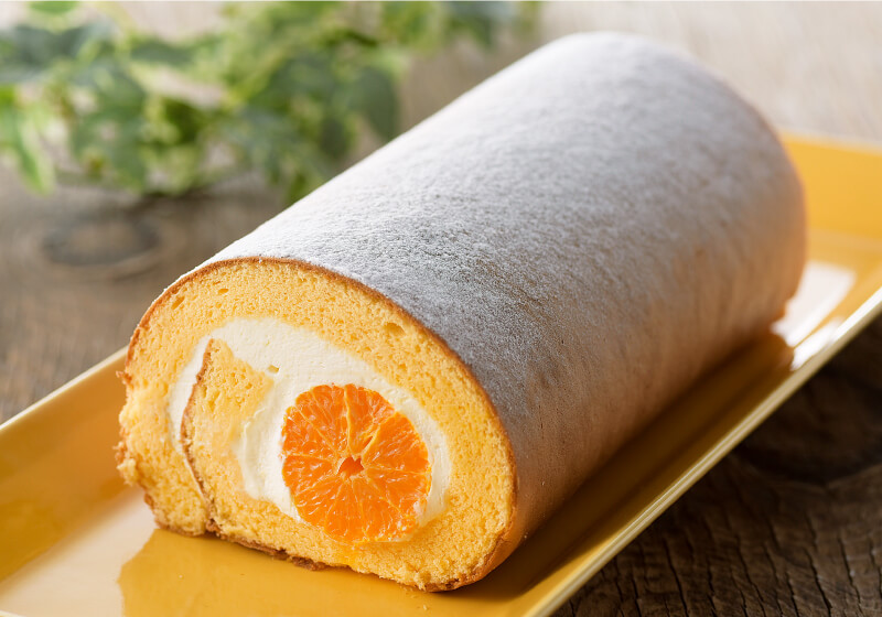 森の芽ぶき たまご舎 素直なたまごロール～まるごとみかん