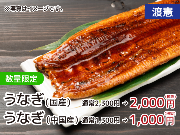 国産うなぎ