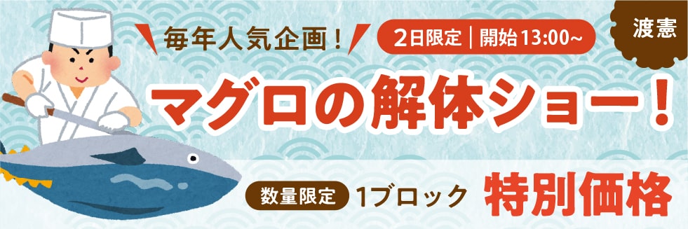 渡憲 マグロの解体ショー